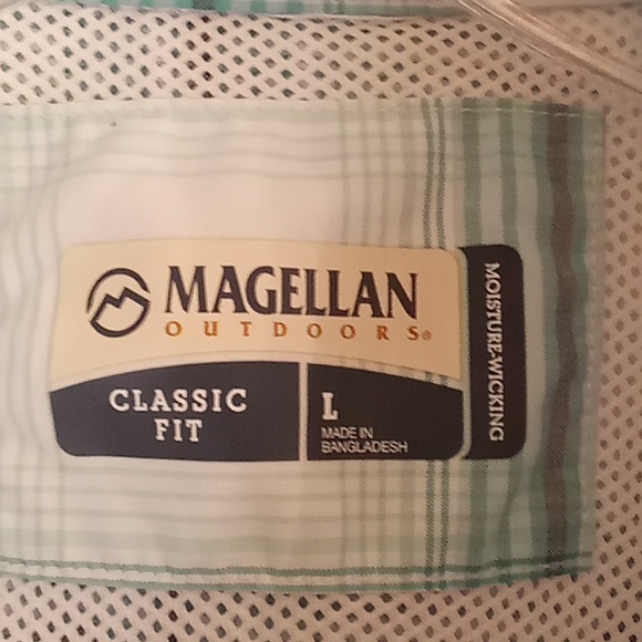 MAGELLAN OUTDOORS Classic Fit Western Size L white-green-black colors - Picture 11 of 12